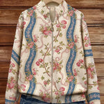 Sabine - gilet avec motif de roses, autre vue