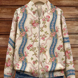 Sabine - gilet avec motif de roses, autre vue