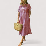 Rea™ | Robe chemise à rayures