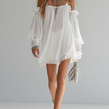 Mélusine - robe mini fluide de style bohème pour femme - vue 2