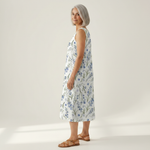 Armelle - robe fluide et confortable pour femme, portée en tenue d’été