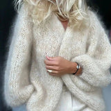 Anna Gilet Femme – Cardigan Doux & Confortable au Design Intemporel pour l’Hiver