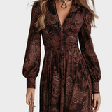 Nadine : robe midi cintrée, vue détaillée