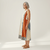 Aude - robe fluide et confortable pour femme, portée en tenue d’été