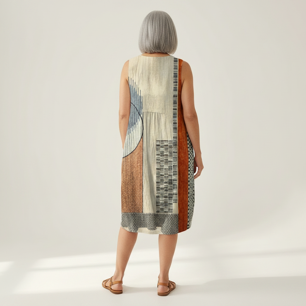 Aude - robe fluide et confortable pour femme, silhouette légère et aérée