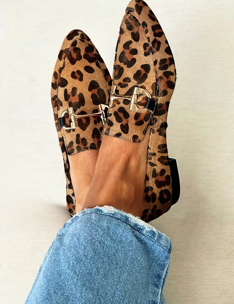 Gia - Mocassins Élégants Léopard - vue 2