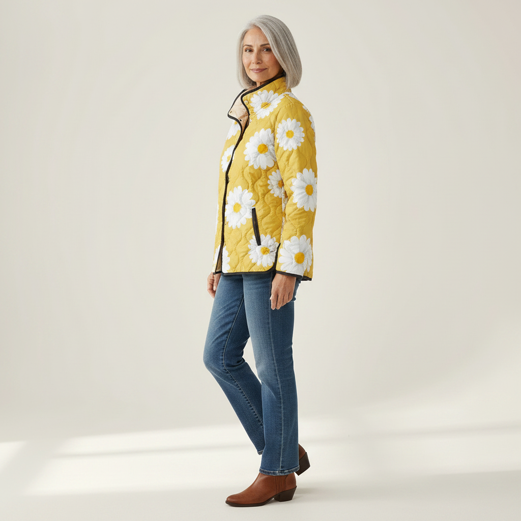 Viviane – Veste matelassée - vue de profil