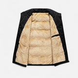 Victor Gilet Homme en Laine – Gilet d’Hiver en Laine d’Agneau avec Doublure Polaire Douce & Coupe Décontractée