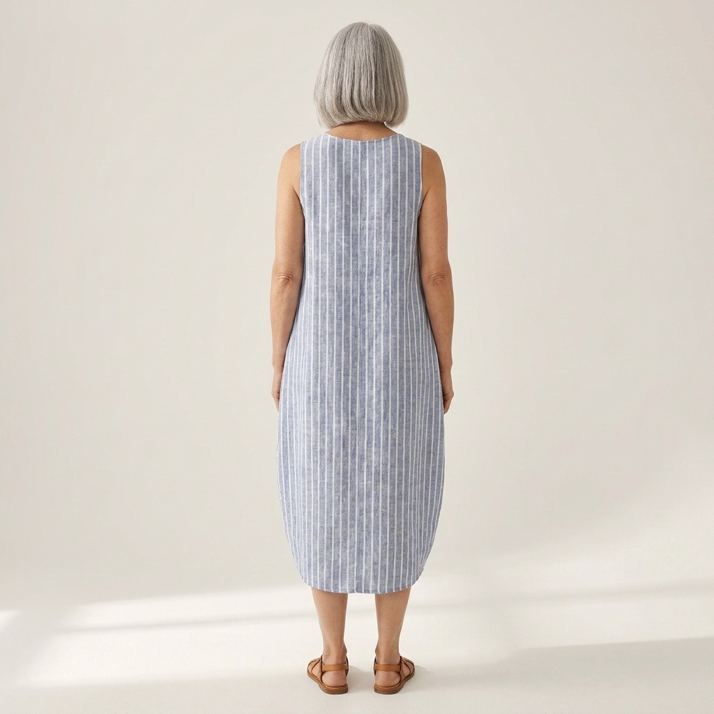 Brigitte - robe fluide et confortable pour femme, silhouette légère et aérée