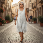 Axelle - robe fluide et confortable pour femme, tenue confortable au quotidien