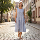 Brigitte - robe fluide et confortable pour femme, tenue confortable au quotidien