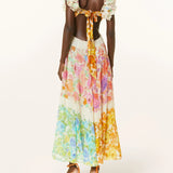 Blythe Robe d’Été Fleurie – Tissu Léger, Coupe Fluide & Design Polyvalent pour Femmes