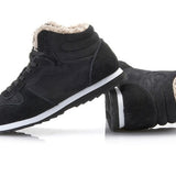 Niel Bottes d’Hiver pour Homme – Design Suédine Chaud et Isolé avec Semelle en Caoutchouc à Adhérence Durable