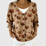 Greta | Cardigan en tricot boutonné confortable