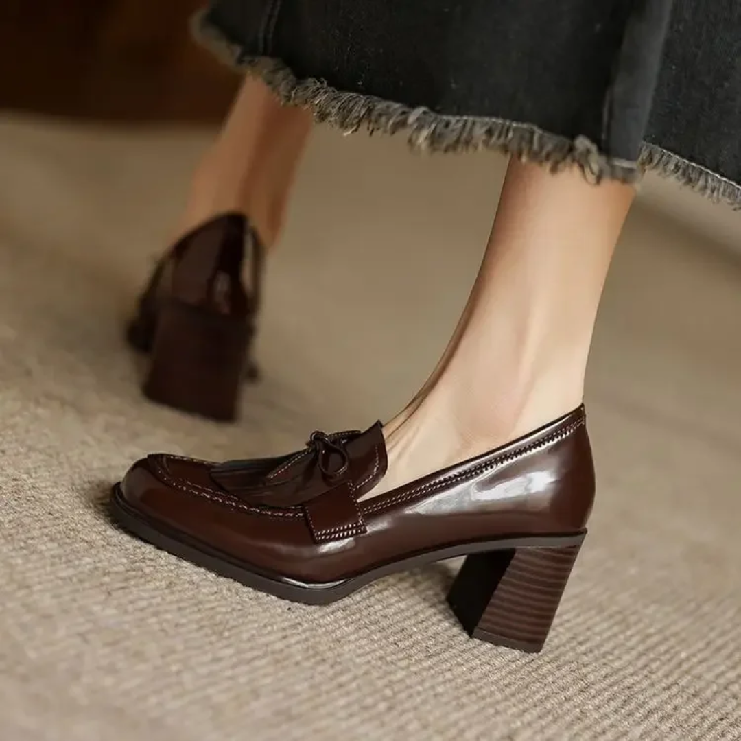 Dorothy : mocassins à talons, vue détaillée