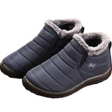 Nhovi Snowy Slips Homme Lunero Eindhoven – Chaussures d’Hiver Imperméables et Chaudes à Enfiler