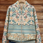 Gisela : cardigan avec bordure florale, vue détaillée