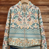 Gisela : cardigan avec bordure florale, vue détaillée