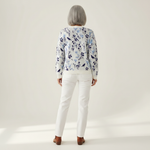 Merivelle | Cardigan en maille vintage pour femme - vue de dos