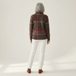 Léonore | Gilet en tricot à carreaux classique - vue de dos