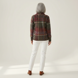 Léonore | Gilet en tricot à carreaux classique - vue de dos