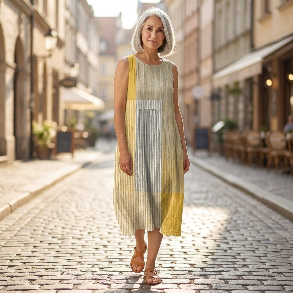 Albane - robe fluide et confortable pour femme, coupe ample et décontractée