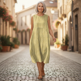 Bernadette - robe fluide et confortable pour femme, tenue confortable au quotidien
