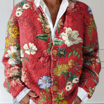 Amara - cardigan en maille fleurie vintage pour femme | AMORA MODE