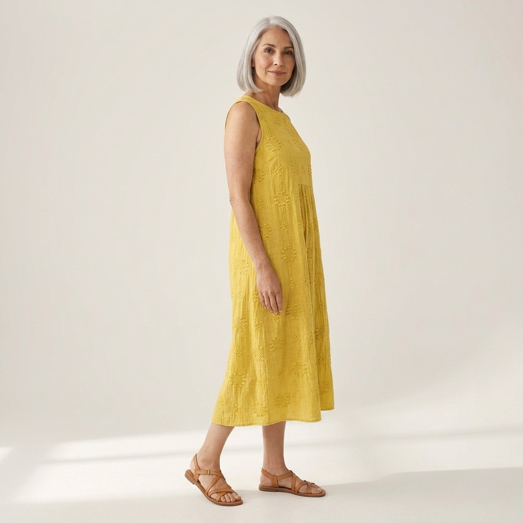 Annick - robe fluide et confortable pour femme, silhouette légère et aérée