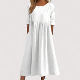 Selina™ | Robe en coton flatteuse