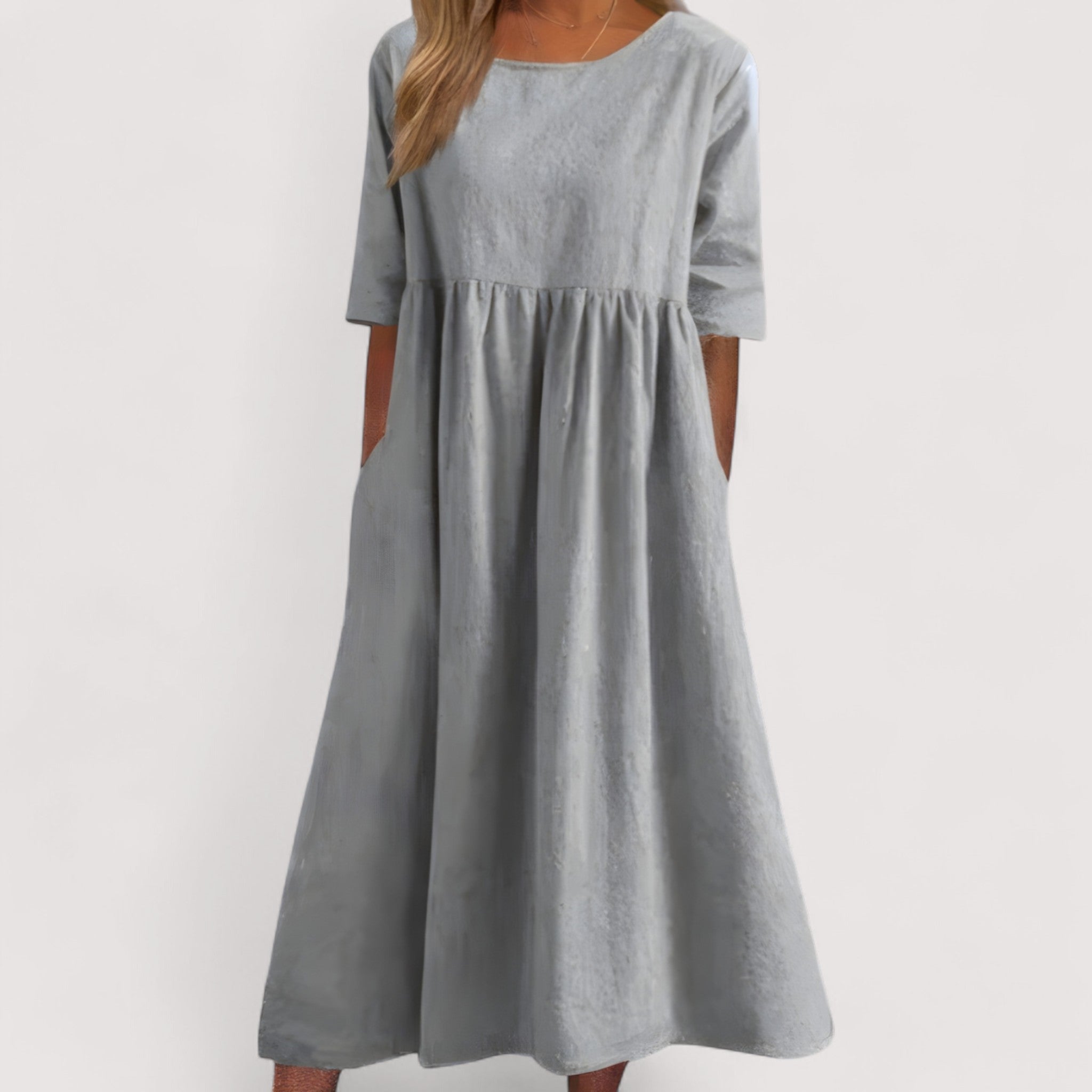 Selina™ | Robe en coton flatteuse