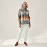 Marlène | Gilet en tricot à motif ombré chaud - vue de face