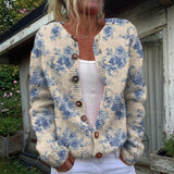 Renaya | Cardigan en maille vintage pour femme - AMORA MODE