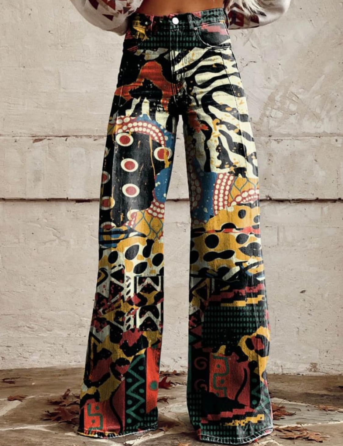 Élodie - Pantalons Amples Élégants