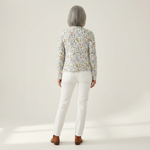 Soraya | Cardigan en maille vintage pour femme - vue de dos