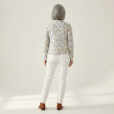 Soraya | Cardigan en maille vintage pour femme - vue de dos