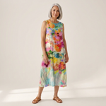 Mirte - robe fluide et confortable pour femme, tenue confortable au quotidien
