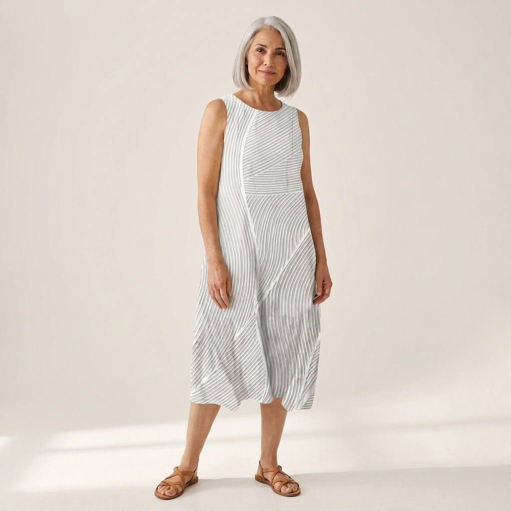 Caroline - robe fluide et confortable pour femme, coupe ample et décontractée