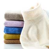 Angelie Pull Col Roulé Femme – 100% Laine Mérinos Douce & Respirante Coupe Décontractée