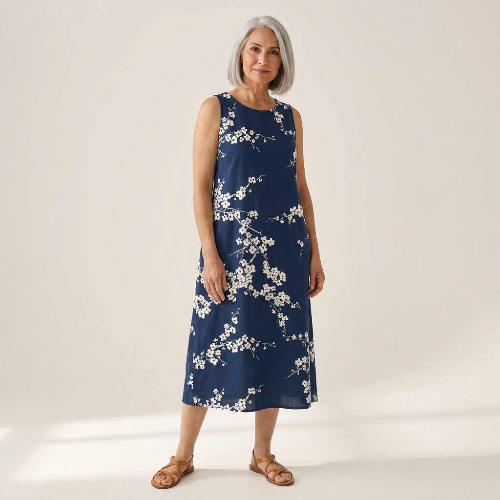 Louise - robe fluide et confortable pour femme, coupe ample et décontractée