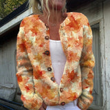 Isolyn | Cardigan en maille vintage pour femme - AMORA MODE
