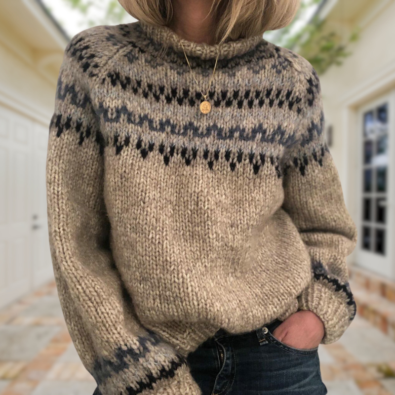 Karen | Pull en tricot vintage