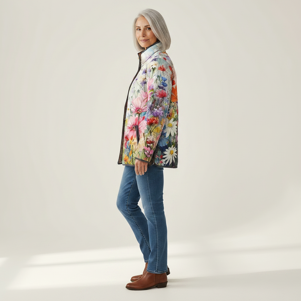 Hermine – Veste matelassée - vue de profil