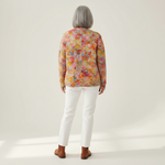 Aveline | Cardigan en maille vintage pour femme - vue de dos