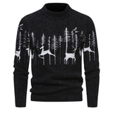 Noël Pull de Noël Homme à Motif Renne – Maille Épaisse, Chaleur Festive & Style Ludique