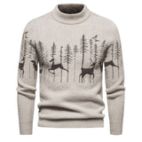 Noël Pull de Noël Homme à Motif Renne – Maille Épaisse, Chaleur Festive & Style Ludique