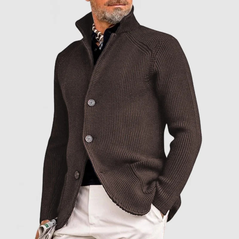 Francois Cardigan Homme – Gilet Élégant en Laine Douce et Confortable au Style Classique