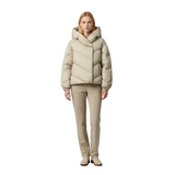 Yzekiella Doudoune Femme – Veste Puffer Légère à Capuche avec Fermeture Asymétrique