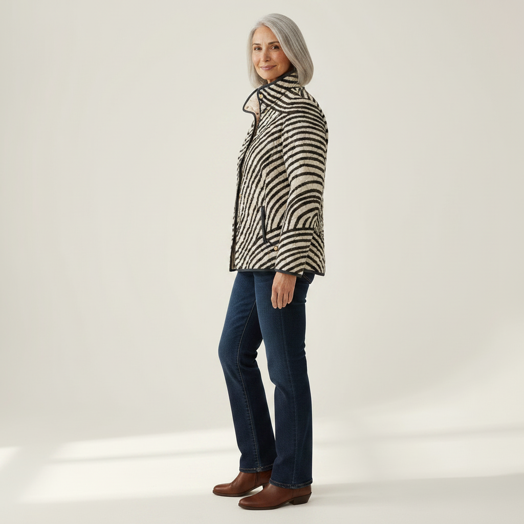 Denise – Veste matelassée - vue de profil