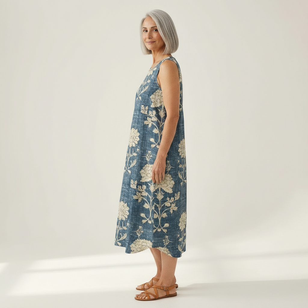 Capucine - robe fluide et confortable pour femme, portée en tenue d’été